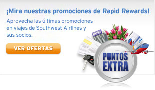 ¡Mira nuestras promociones de Rapid Rewards!