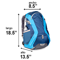 Personal Item Dimensions 18.5 x 8.5 x 13.5 inches